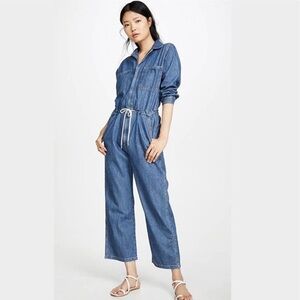 Levi's Blue Denim Baggy Coverall Jumpsuit